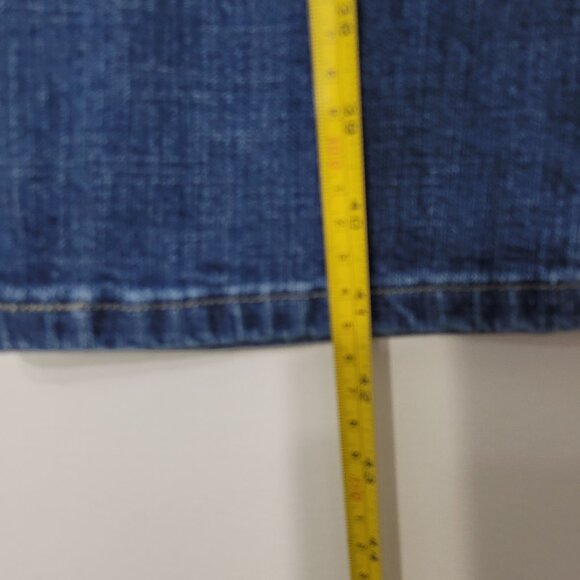 Riders by Lee Women's Blue Slimming Mid Rise Boot Cut Denim Classic Jeans Sz 12 - Picture 9 of 14